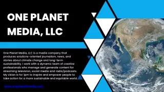 One Planet Media, Digital Media Company, Impact Media, Media Production Company