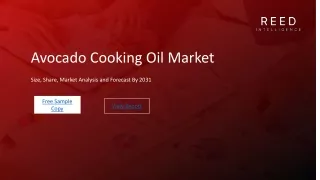 Avocado Cooking Oil Market