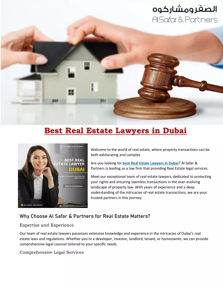 best real estate lawyers in dubai