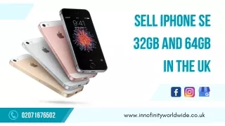 Sell iPhone SE 32GB and 64GB in the UK