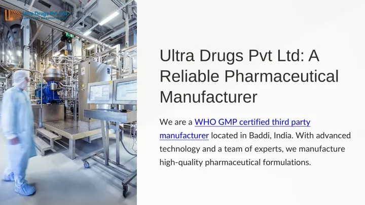 ultra drugs pvt ltd a reliable pharmaceutical