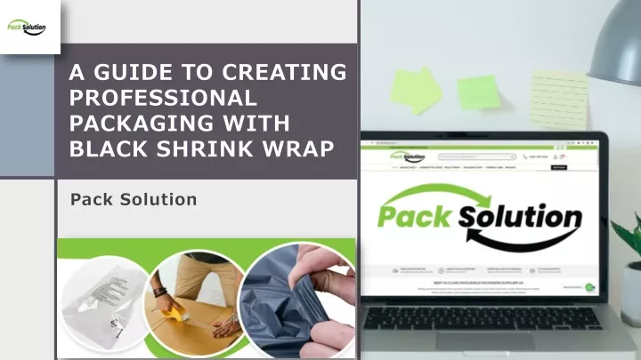 a guide to creating professional packaging with black shrink wrap