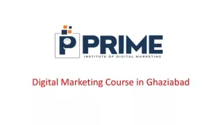 Digital Marketing Course in Ghaziabad