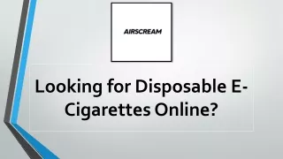 Shop The Most Affordable Disposable E-Cigarettes Online