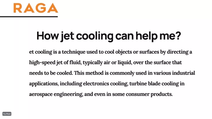 how jet cooling can help me
