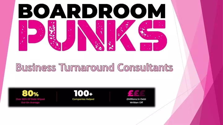 business turnaround consultants