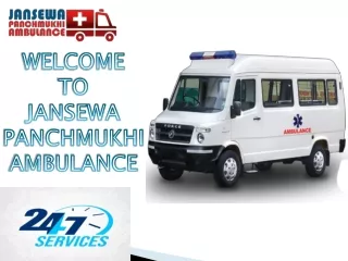 Modern Equipments Ambulance Service in Gola Road & Saguna More provides best Medical Facilities