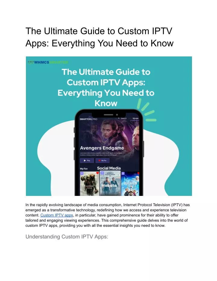 the ultimate guide to custom iptv apps everything