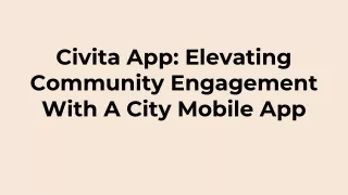 civita app elevating community engagement with