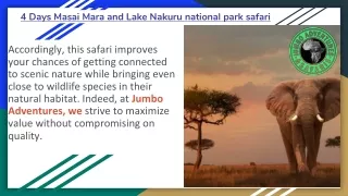 Best Bespoke Safaris in Kenya