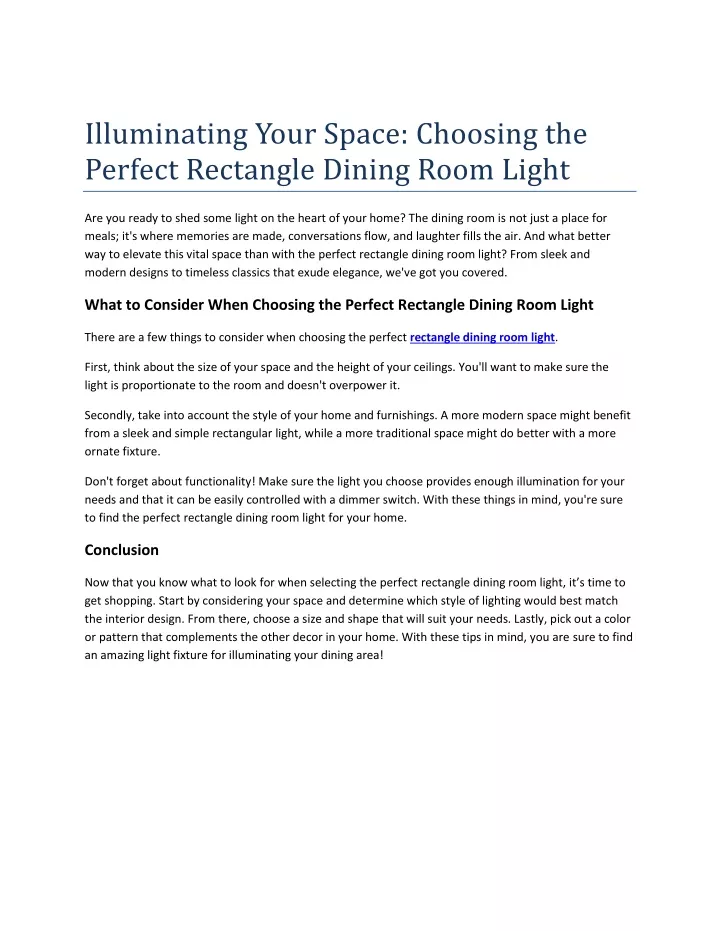 illuminating your space choosing the perfect