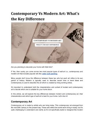 Contemporary vs. Modern Art_ What's the Key Difference