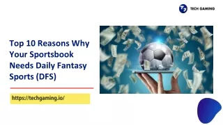 Top 10 Reasons Why Your Sportsbook Needs Daily Fantasy Sports (DFS)