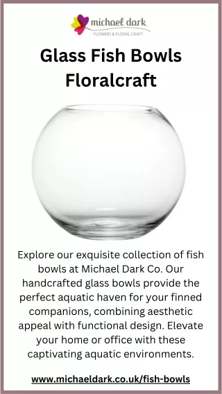 Glass Fish Bowls