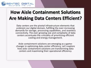 How Aisle Containment Solutions Are Making Data Centers