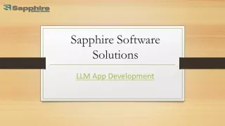 sapphire software solutions