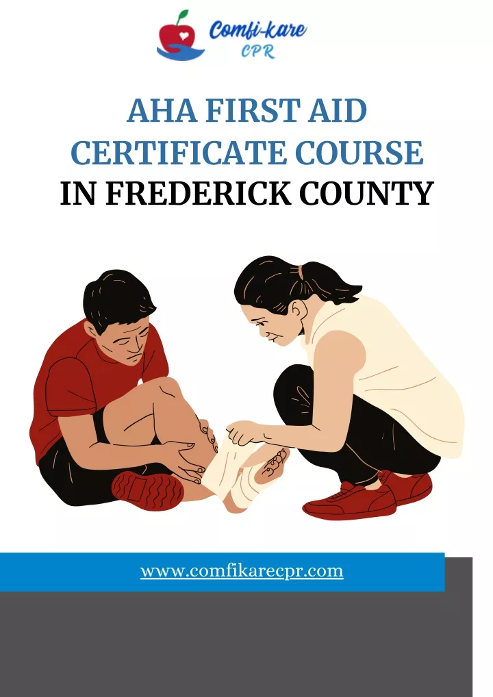 aha first aid certificate course