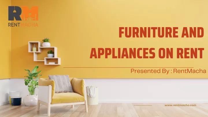 furniture and appliances on rent