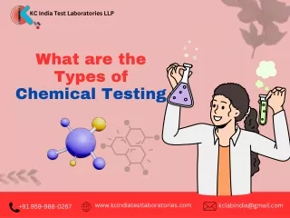 What are the Types of  Chemical Testing