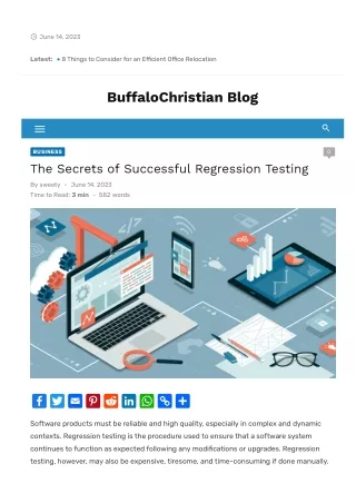 The Secrets of Successful Regression Testing