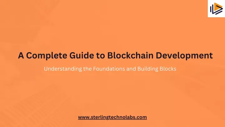 a complete guide to blockchain development