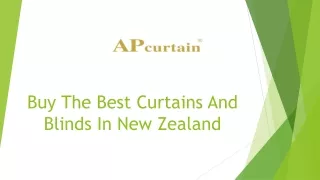 Buy The Best Curtains And Blinds In New Zealand