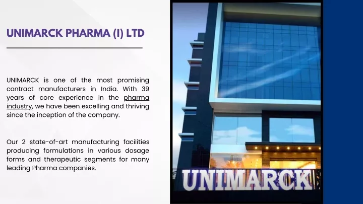 unimarck pharma i ltd