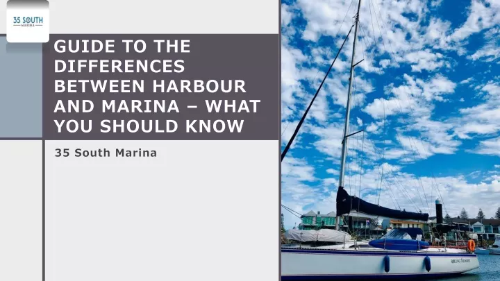 guide to the differences between harbour and marina what you should know