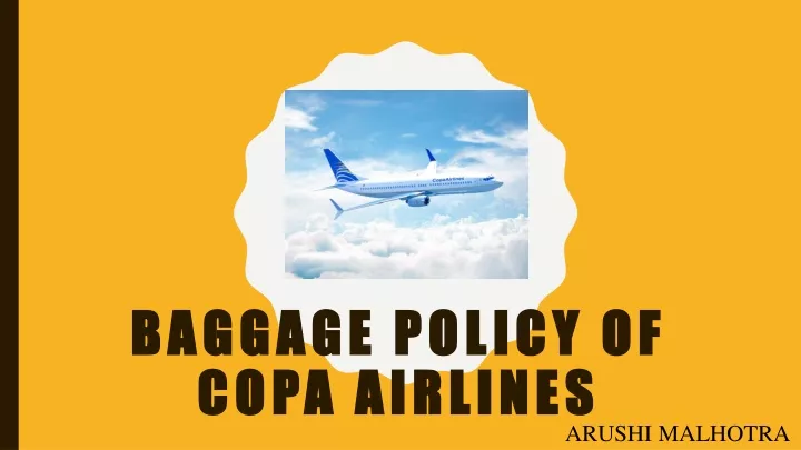 baggage policy of copa airlines