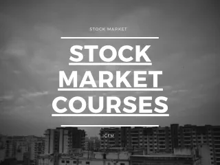 Unlocking Financial Potential: Enroll in Comprehensive Stock Market Courses