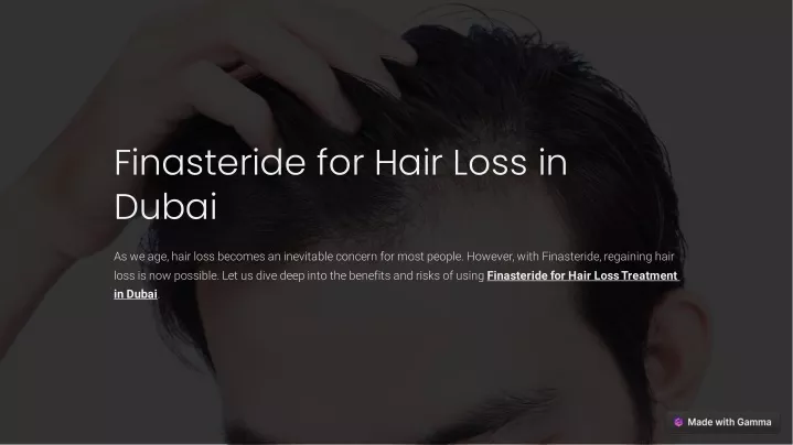finasteride for hair loss in dubai