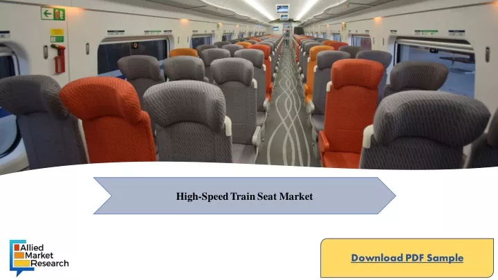 high speed train seat market