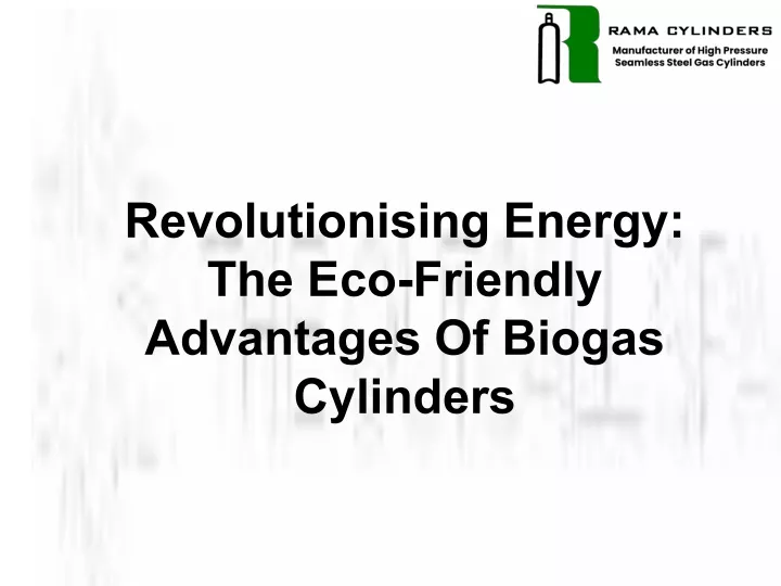 revolutionising energy the eco friendly