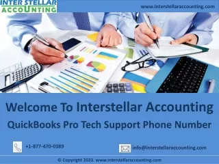 QuickBooks Pro Tech Support Phone Number