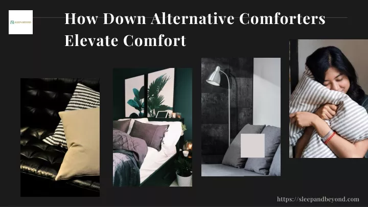 how down alternative comforters elevate comfort