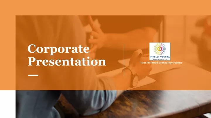 corporate presentation