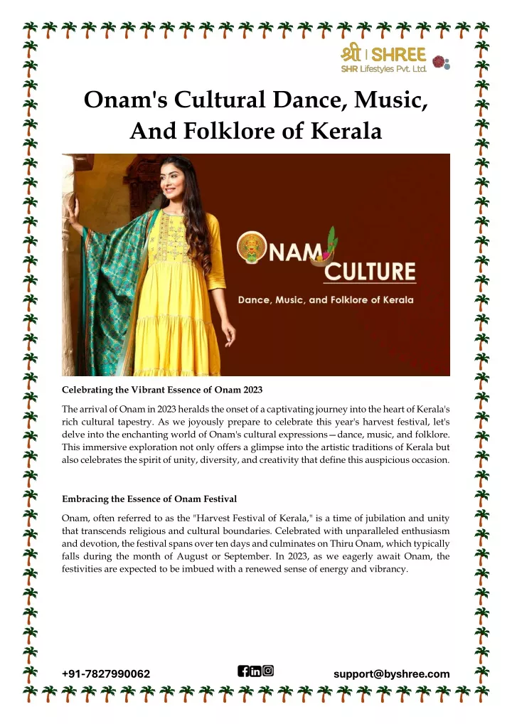 onam s cultural dance music and folklore of kerala