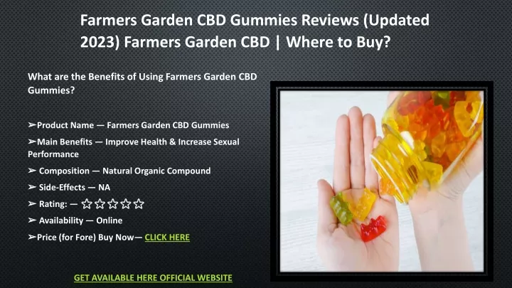 farmers garden cbd gummies reviews updated 2023