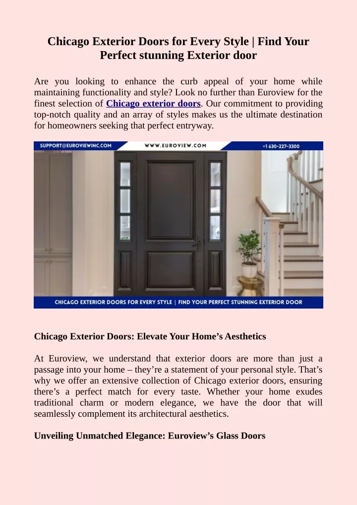chicago exterior doors for every style find your