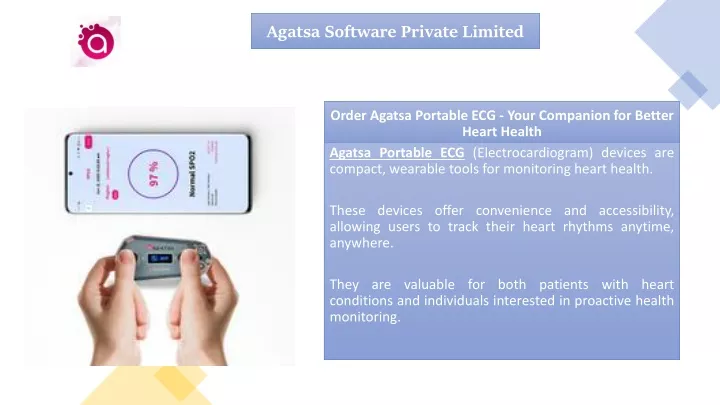 order agatsa portable ecg your companion for better heart health