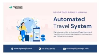 Automated Travel System - Run Your Travel Business in a New Way
