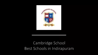cambridge school best schools in indirapuram