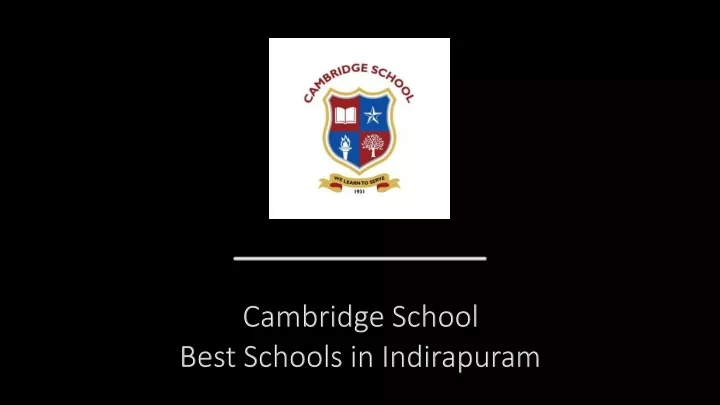 cambridge school best schools in indirapuram