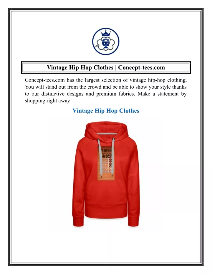 vintage hip hop clothes concept tees com