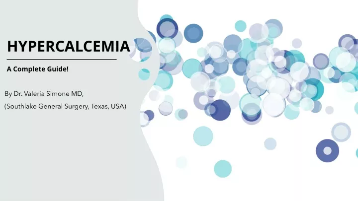 hypercalcemia