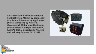 aviation active noise and vibration control
