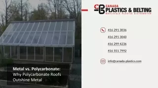 Metal vs. Polycarbonate Why Polycarbonate Roofs Outshine Metal