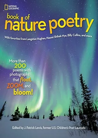 Read ebook [PDF] National Geographic Book of Nature Poetry: More than 200 Poems With