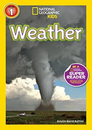[PDF READ ONLINE] National Geographic Readers: Weather