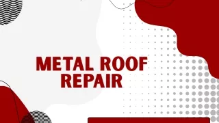 METAL ROOF REPAIR  COMMERCIAL ROOF COATINGS